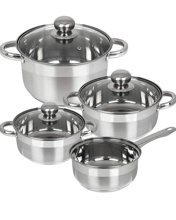 Style'n Cook Sarja Stainless Steel Cookware Set Suitable for Induction Cookers.