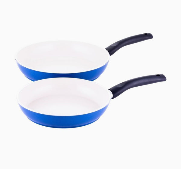 Style'n Cook Pan. Set 2 Teilig Ceramic duo sky 24 cm and 28 cm.