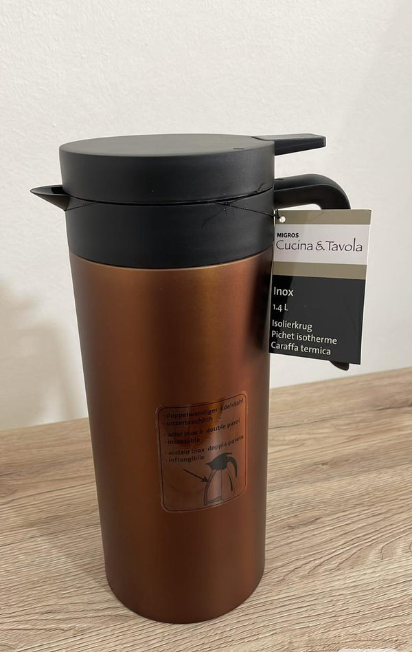 Insulated pitcher inox 1.4 L (10$)